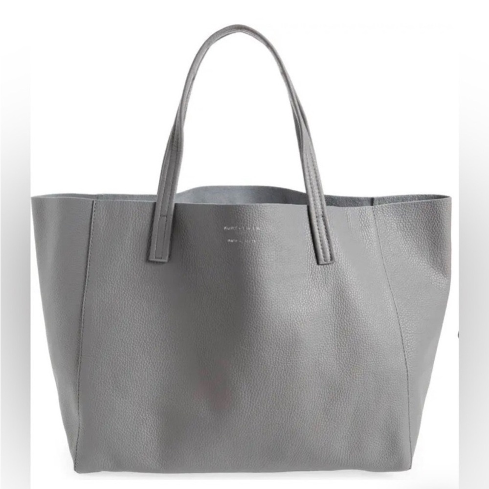 Kurt Geiger The Violet unstructured pebble gray leather large tote - Picture 2 of 11